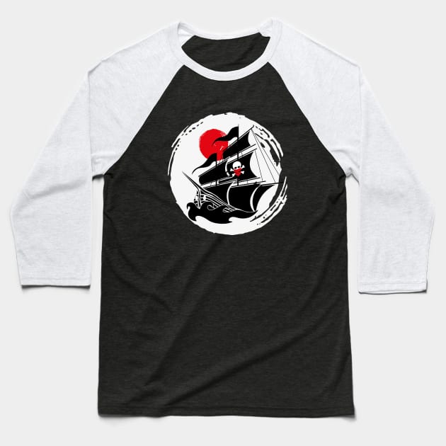 Pirate Baseball T-Shirt by jjsealion